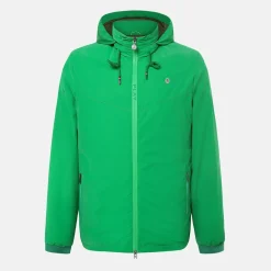 Manteaux Et Vestes>SERGE BLANCO PLAY Green Lawn Windbreaker Jacket AVOCAT