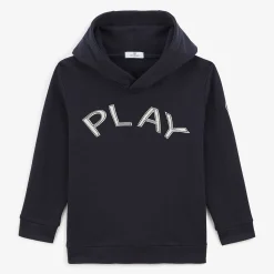 Vêtements>SERGE BLANCO PLAY Junior Dark Blue Fleece Hoodie dark navy