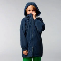 Vêtements>SERGE BLANCO PLAY Junior Navy Blue Long Windbreaker Jacket BOUTEILLE