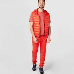 Doudounes>SERGE BLANCO PLAY orange sleeveless down jacket NOIR