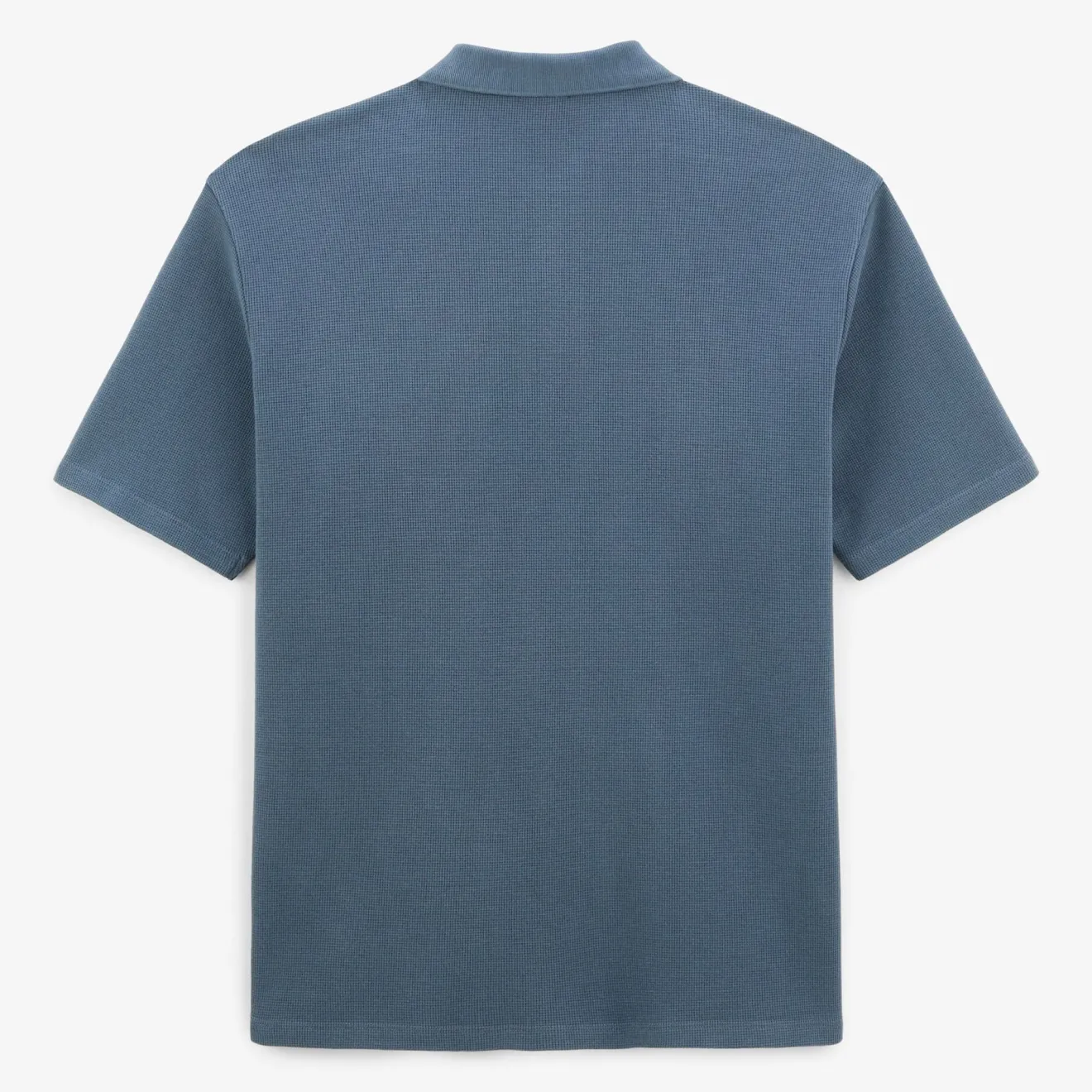 Ligne Play|Polos>SERGE BLANCO Polo Logan Gaufrette Denim Blue Men | dark navy