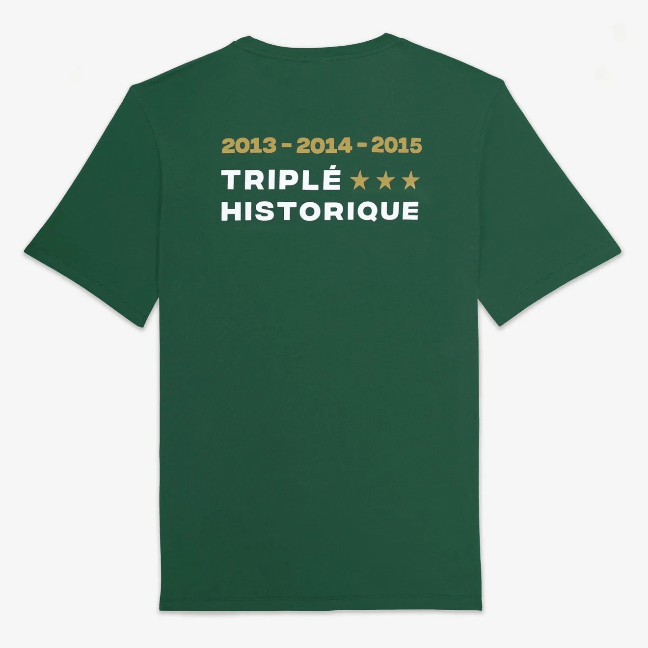 Rugby Club Toulonnais|Le Sportif>SERGE BLANCO RCT European Cup Triplet Green Short Sleeve T-Shirt NOIR