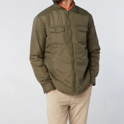 Manteaux Et Vestes>SERGE BLANCO Sam military green jacket dark navy