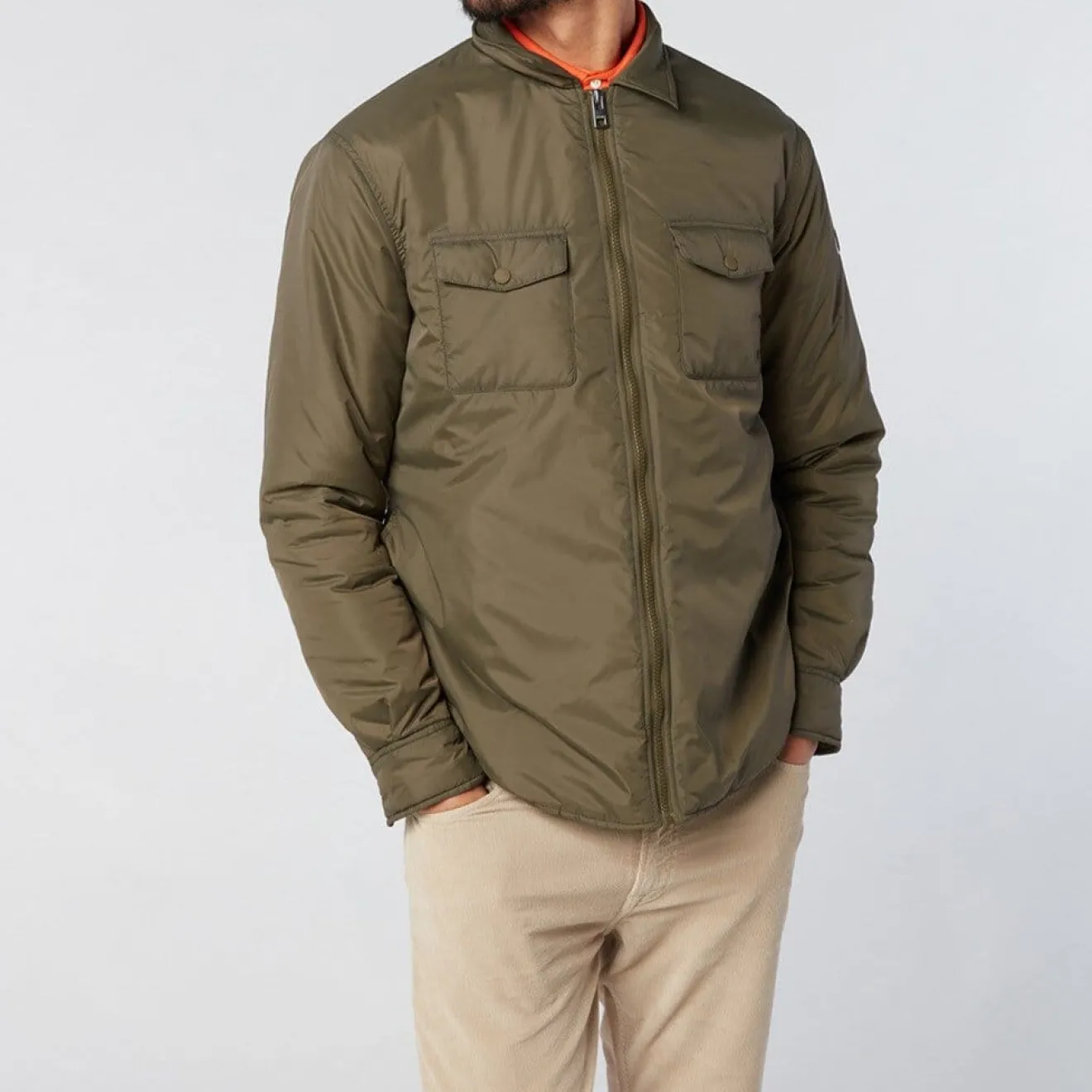 Manteaux Et Vestes>SERGE BLANCO Sam military green jacket dark navy