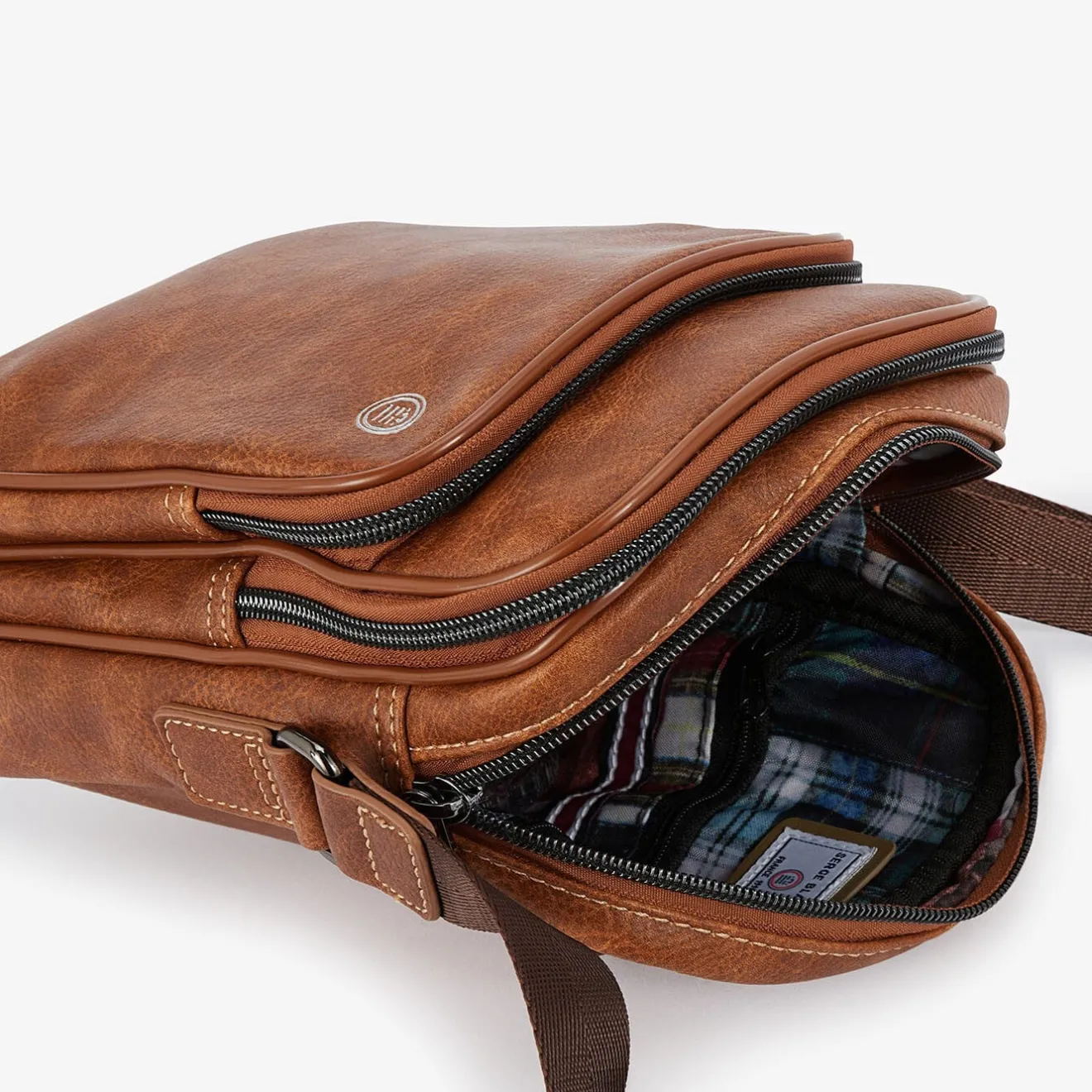 Maroquinerie>SERGE BLANCO SAN ANTONIO cognac double bag NOIR