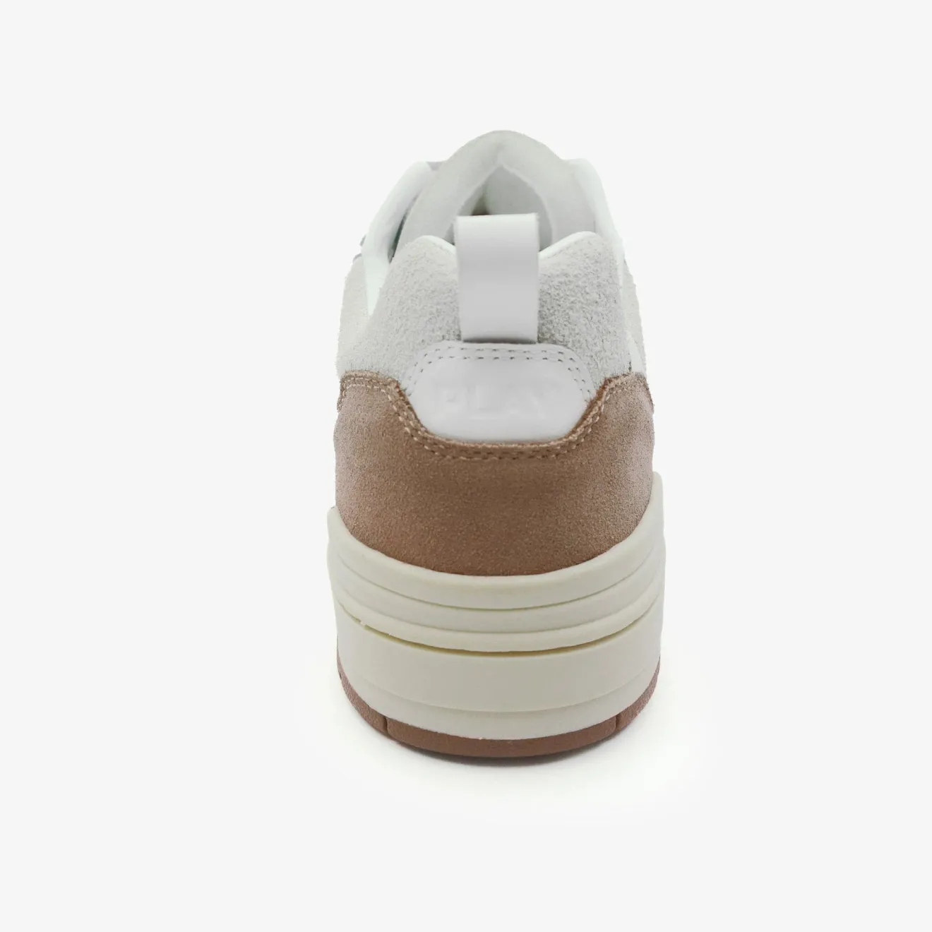 Collection La Vernaz|Daddy Cool>SERGE BLANCO Sand beige two-tone Vernaz sneaker KAKI