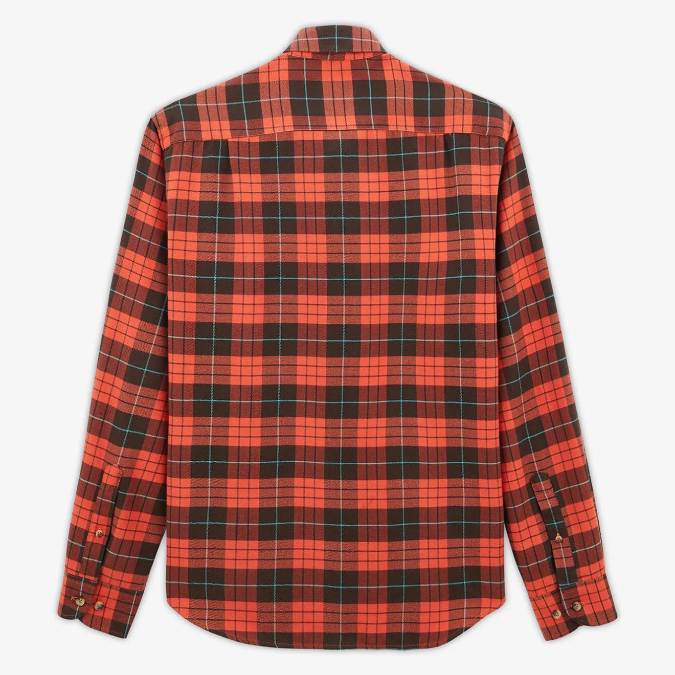 Chemises>SERGE BLANCO Siena long sleeve cotton plaid shirt dark navy