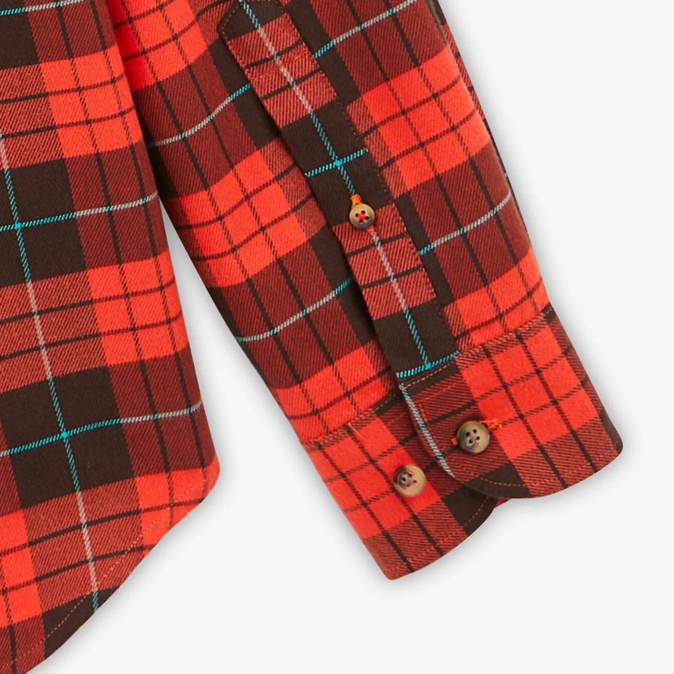 Chemises>SERGE BLANCO Siena long sleeve cotton plaid shirt dark navy