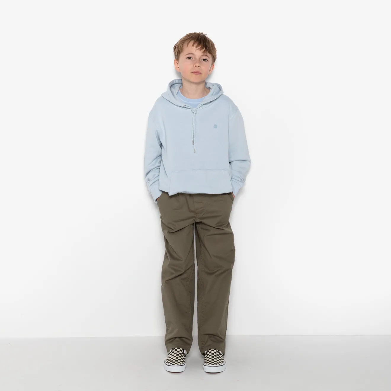 Sweats|Tel Père, Tel Fils>SERGE BLANCO Silas junior sky blue hoodie NOIR