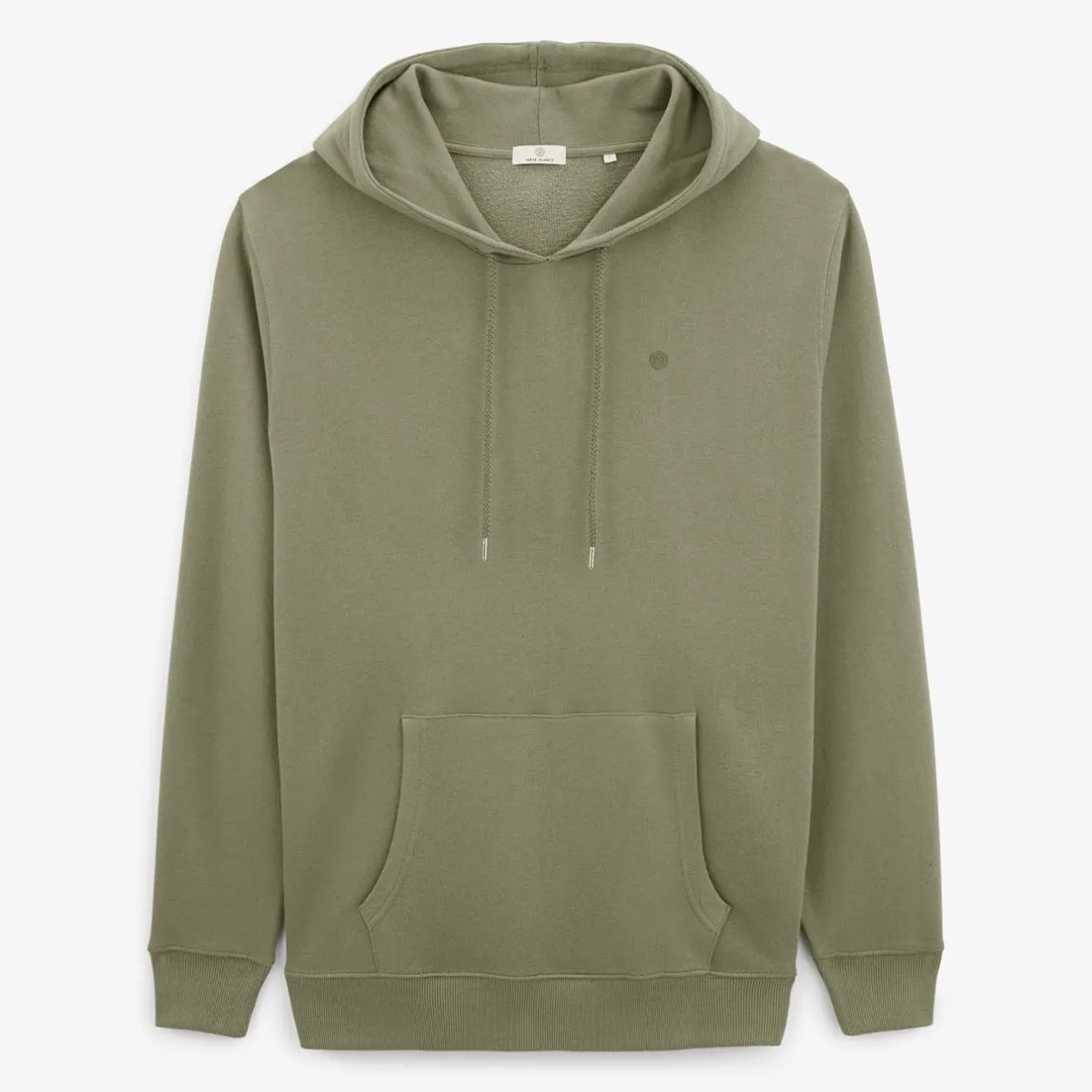 Sweats|Le Sportif>SERGE BLANCO Silas Teak Green Hoodie CIEL