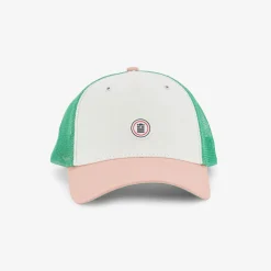 Casquettes Et Bobs>SERGE BLANCO Skin pink tricolor trucker cap DARK NAVY
