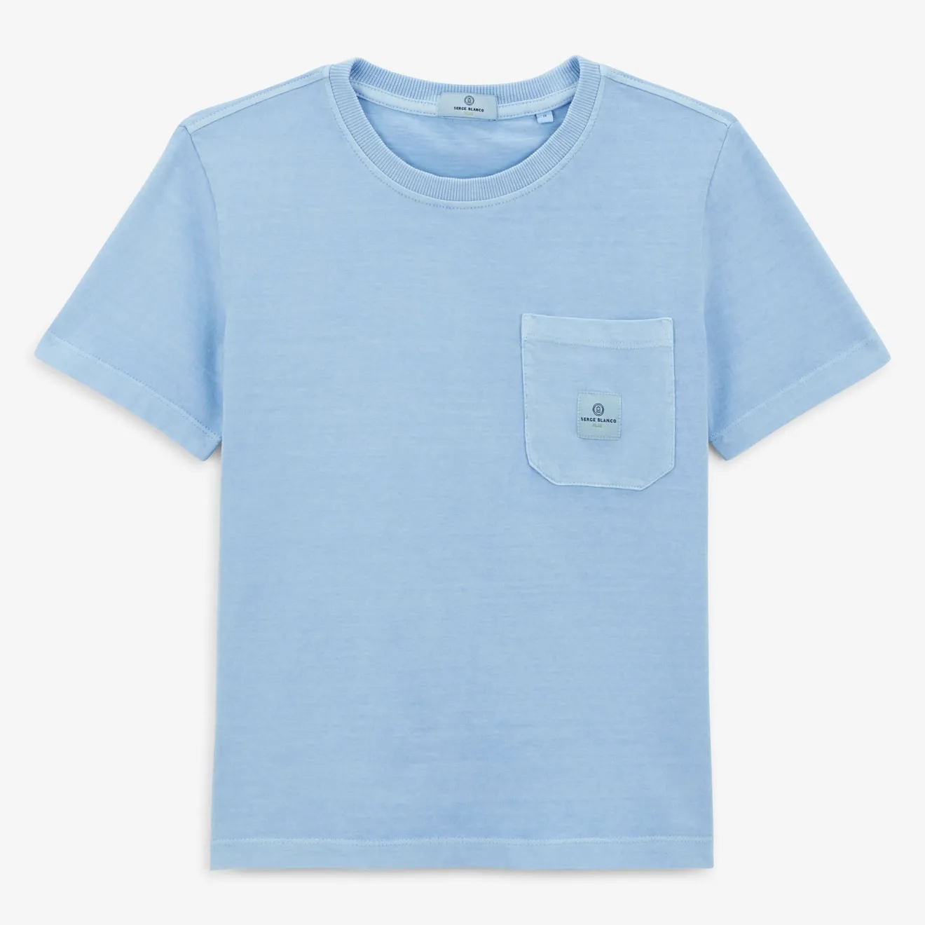 T-shirts|Tel Père, Tel Fils>SERGE BLANCO Sky Blue Boy's Tim T-shirt | MINT
