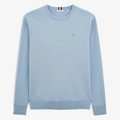 Pulls>SERGE BLANCO Sky blue Maximus sweater BLEU NUIT