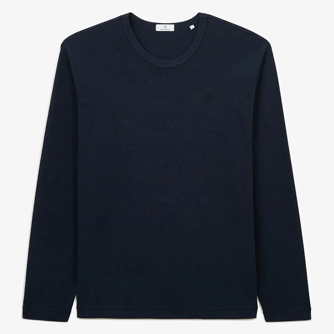 T-shirts>SERGE BLANCO Slub long sleeve t-shirt YUZU