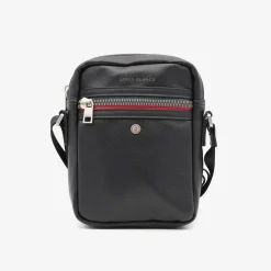 Sacoches|L'élégant>SERGE BLANCO Small black ONTARIO bag DARK NAVY