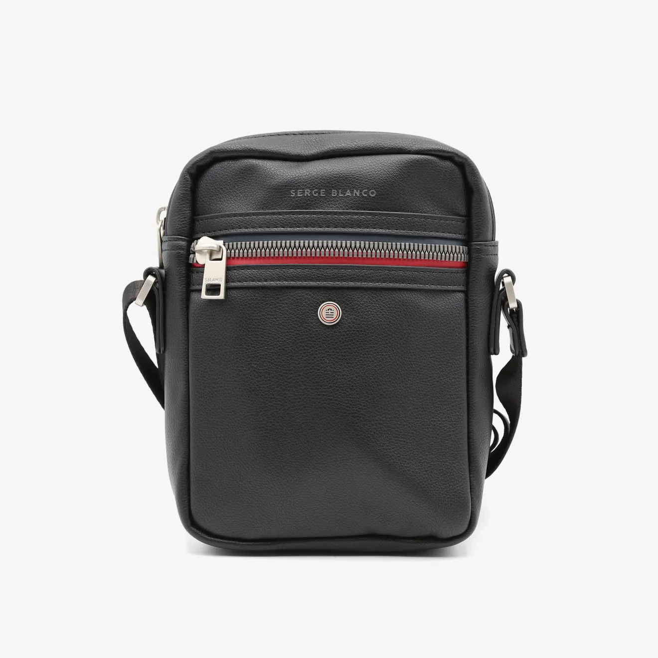 Sacoches|L'élégant>SERGE BLANCO Small black ONTARIO bag DARK NAVY