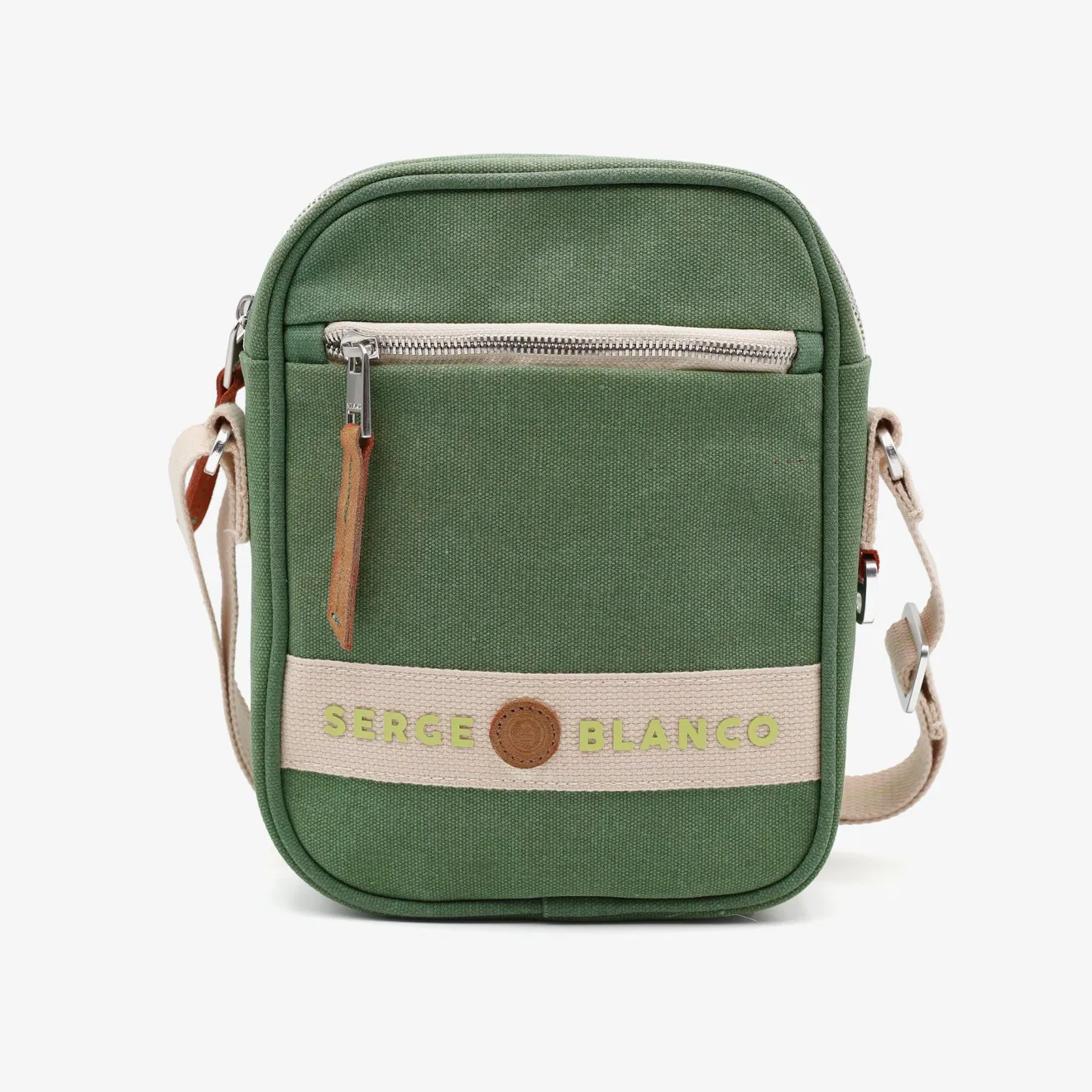 Sacoches>SERGE BLANCO Small military bellows bag DARK NAVY