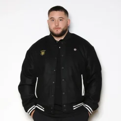 Stade Toulousain>SERGE BLANCO Stade Toulousain black teddy jacket BLANC