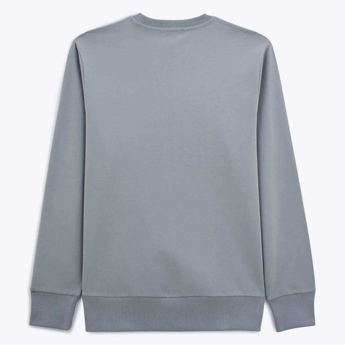 Crazy Logo|Sweats>SERGE BLANCO Stanley sweatshirt with slate gray bicycle embroidery CORAIL