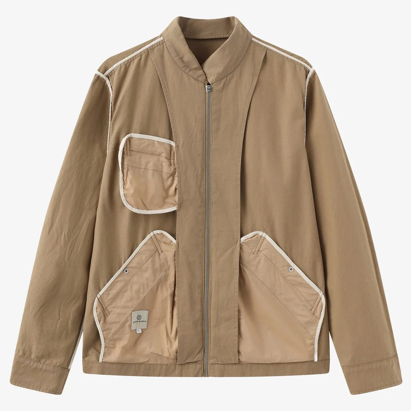 Ligne Play|Manteaux & Vestes>SERGE BLANCO Terence beige jacket LATTE