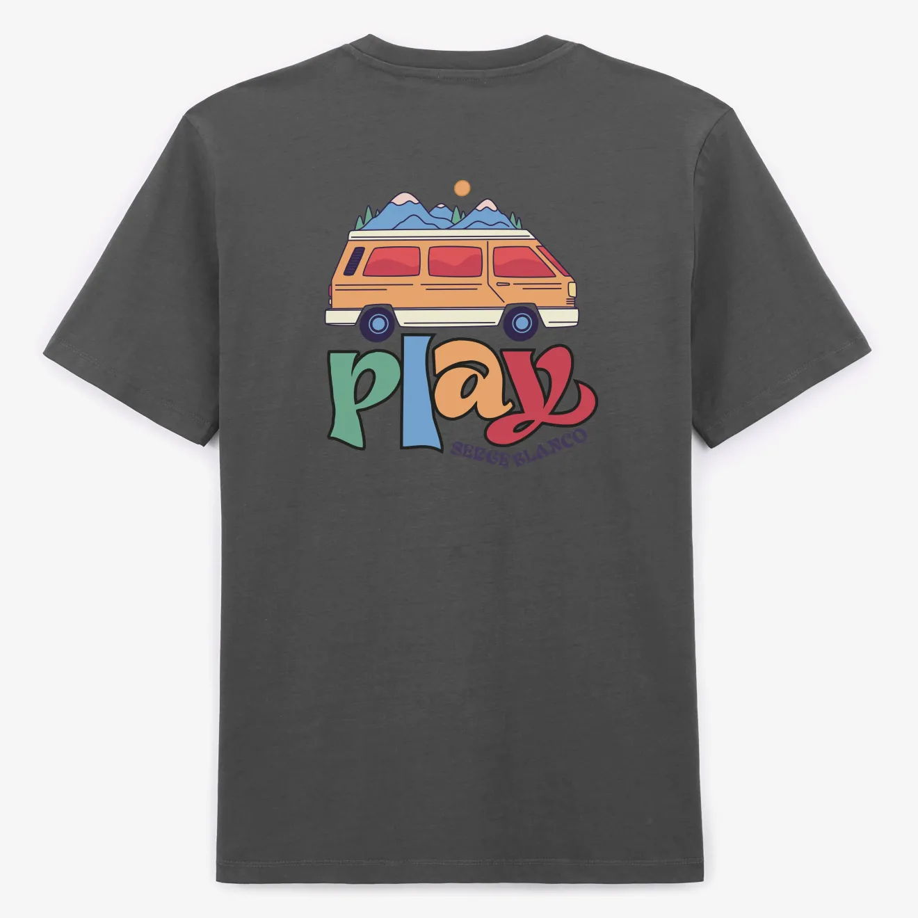 T-shirts|Tel Père, Tel Fils>SERGE BLANCO Teva Boy's T-shirt Anthracite Grey | CAMEL