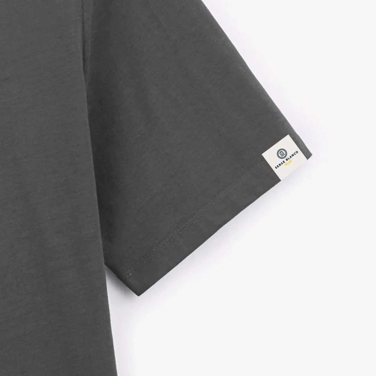 Ligne Play|Tel Père, Tel Fils>SERGE BLANCO Teva T-shirt Charcoal Gray Men | DENIM