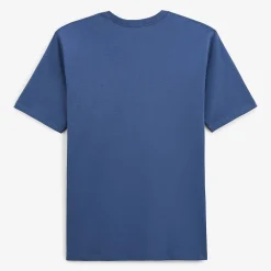 T-shirts>SERGE BLANCO Theo indigo blue t-shirt PERLE
