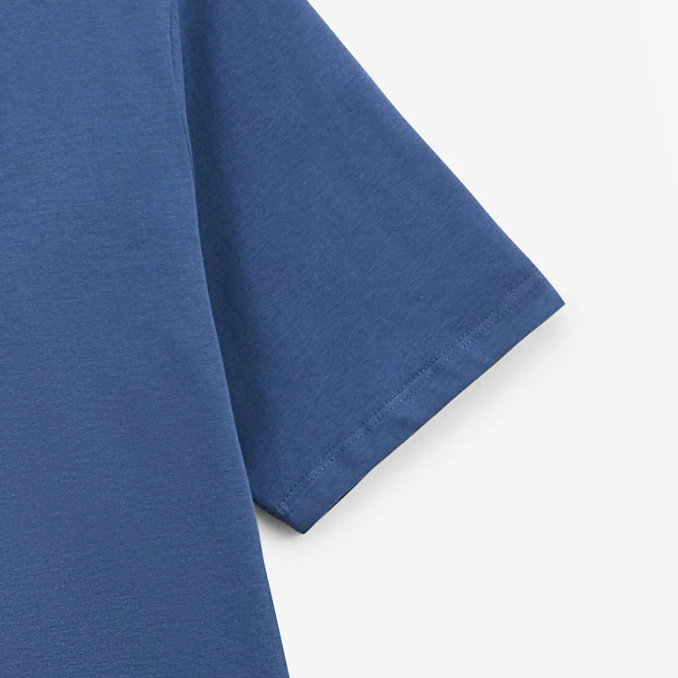 T-shirts>SERGE BLANCO Theo indigo blue t-shirt PERLE