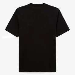 T-shirts>SERGE BLANCO Thibault V-neck T-shirt Black Men | BLEU INDIGO