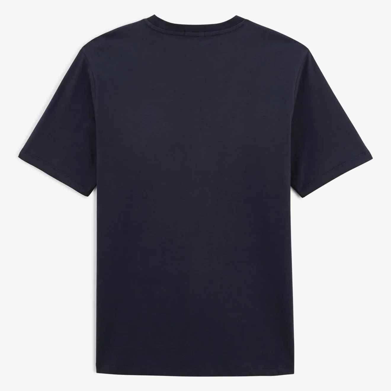 T-shirts>SERGE BLANCO Thibault V-neck T-shirt Dark Navy Men | BLANC