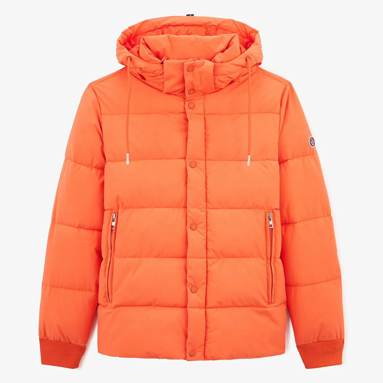 Doudounes>SERGE BLANCO Tignes fluorescent orange down jacket MILITAIRE