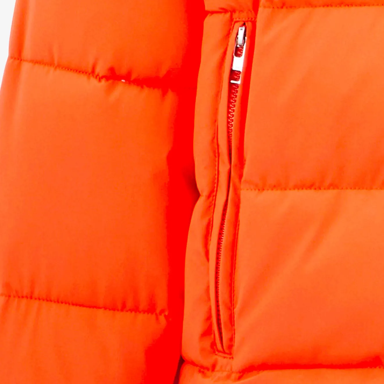 Doudounes>SERGE BLANCO Tignes fluorescent orange down jacket MILITAIRE
