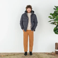 Doudounes>SERGE BLANCO Tignes men's down jacket in anthracite grey MILITAIRE