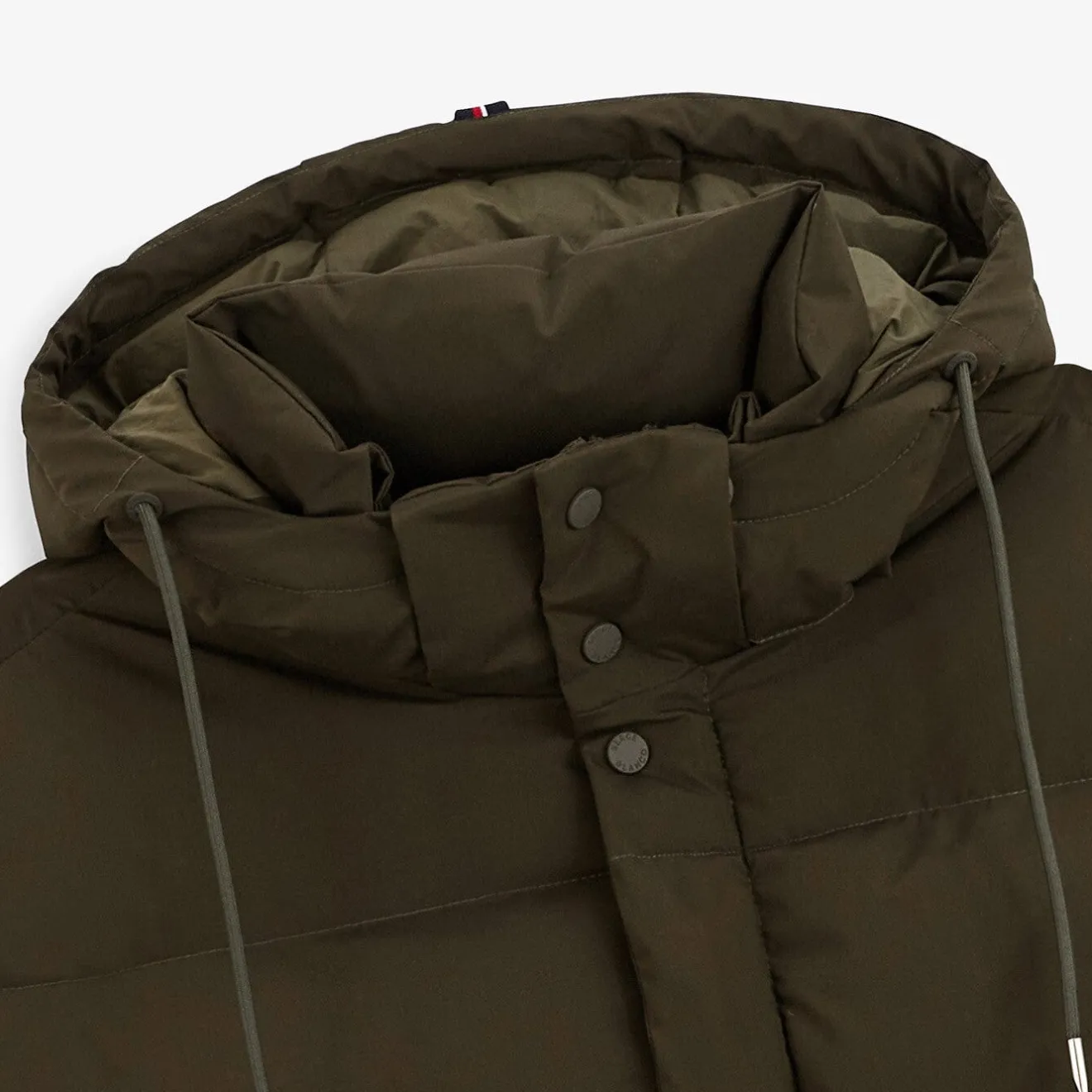 Doudounes>SERGE BLANCO Tignes military down jacket ECRU RAYE