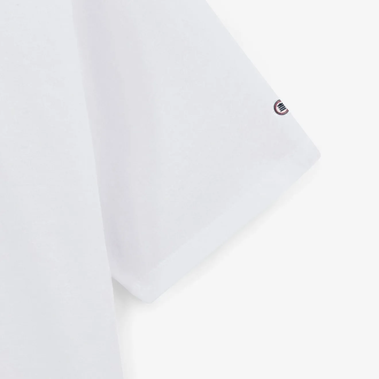 T-shirts>SERGE BLANCO Tigran White Round Neck T-shirt for Men | ARDOISE