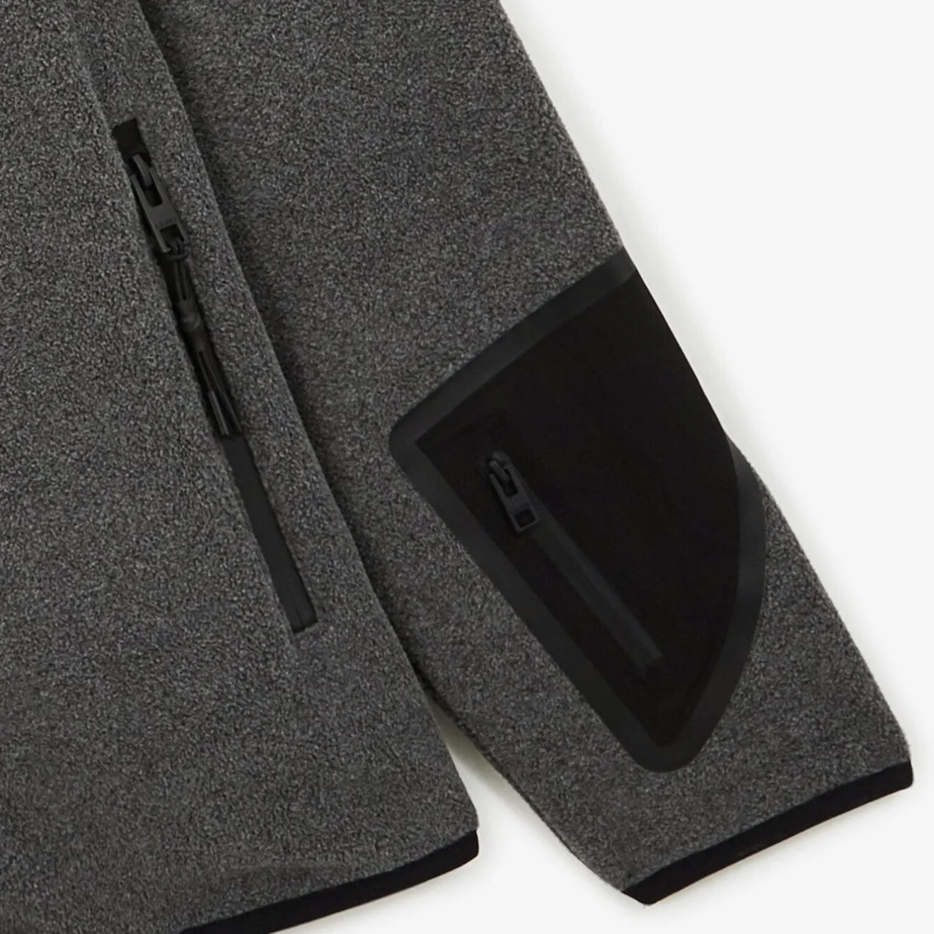 Manteaux Et Vestes>SERGE BLANCO Vancouver Black Fleece Jacket BEIGE
