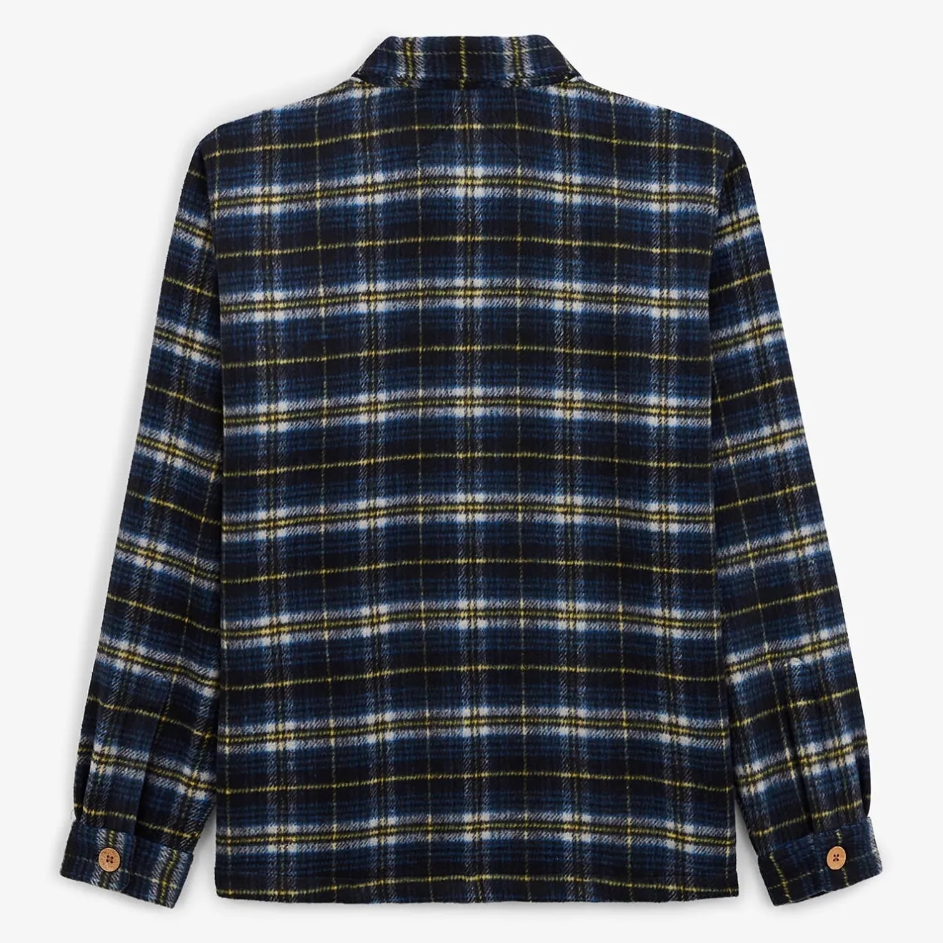 Surchemises>SERGE BLANCO Wallas blue checked overshirt dark navy