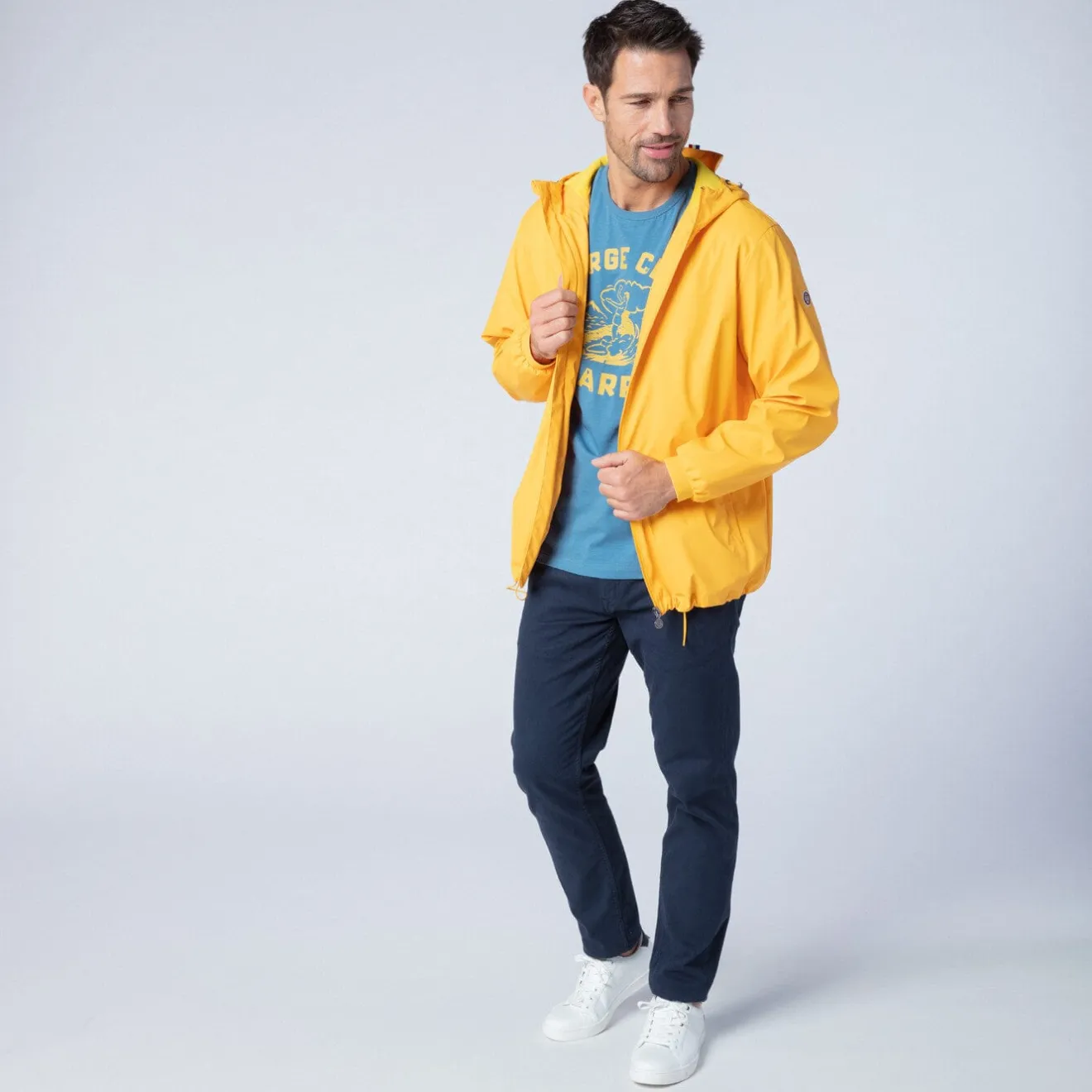 Manteaux Et Vestes>SERGE BLANCO Waterproof Lightweight Neoprene Parka ROUGE