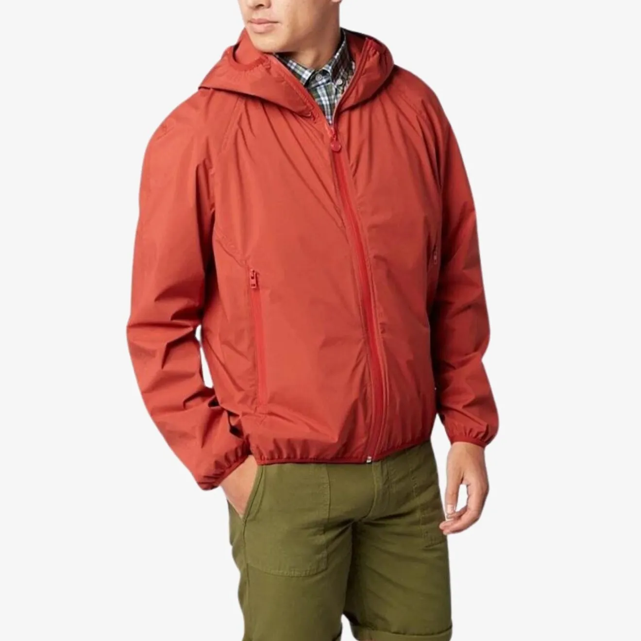 Manteaux Et Vestes>SERGE BLANCO Waterproof Windbreaker in Technical Fabric MASTIC