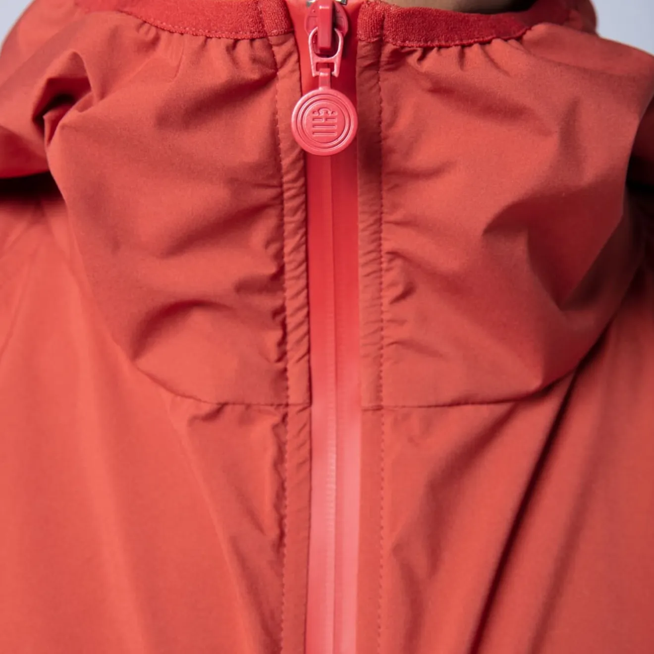 Manteaux Et Vestes>SERGE BLANCO Waterproof Windbreaker in Technical Fabric MASTIC