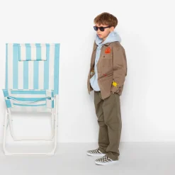 Doudounes Et Vestes|Tel Père, Tel Fils>SERGE BLANCO Wendel junior military worker jacket DARK NAVY