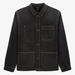 Vestes Worker|Manteaux & Vestes>SERGE BLANCO Wendel worker jacket in dark denim gray NATION
