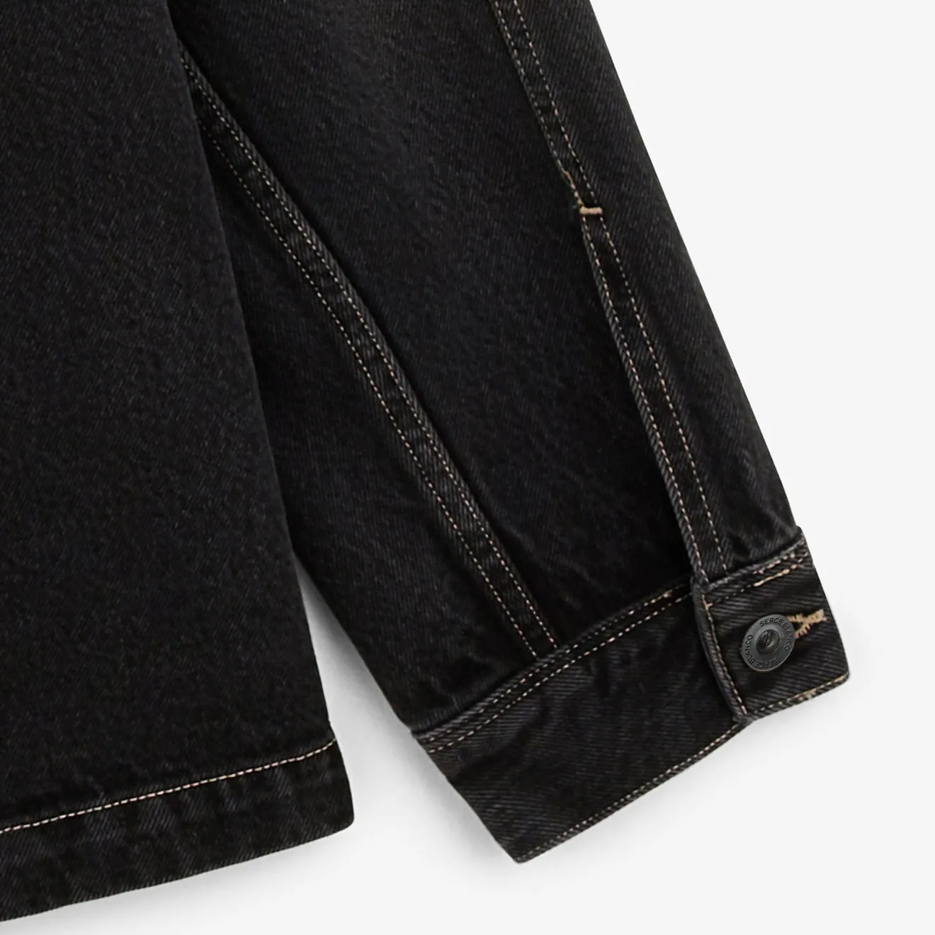 Vestes Worker|Manteaux & Vestes>SERGE BLANCO Wendel worker jacket in dark denim gray NATION