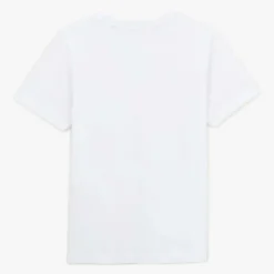T-shirts|Tel Père, Tel Fils>SERGE BLANCO White Cotton Crew Neck T-Shirt for Boys | GRISCHINE