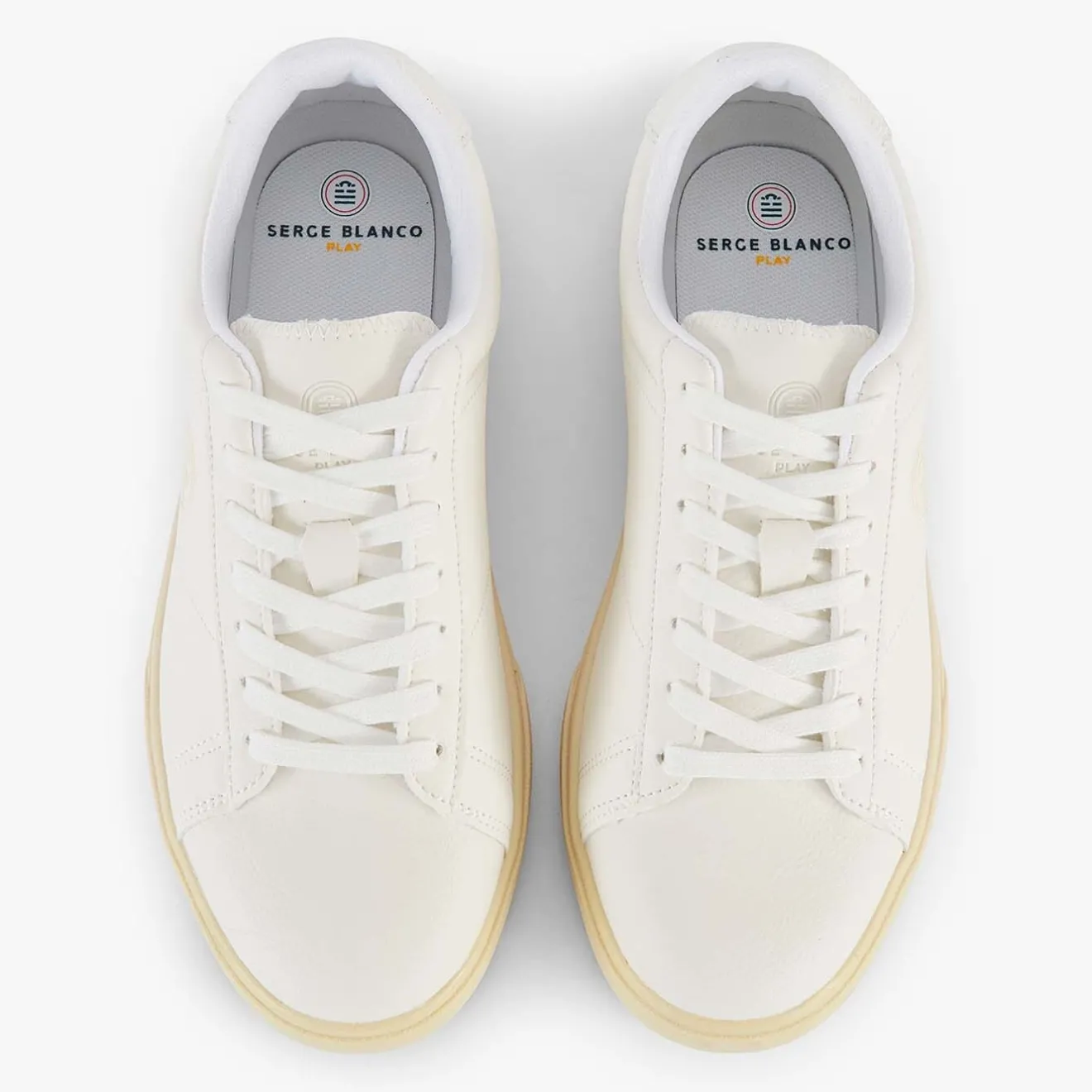 Sneakers>SERGE BLANCO White Meribel PLAY sneakers DARKGREY/SKY