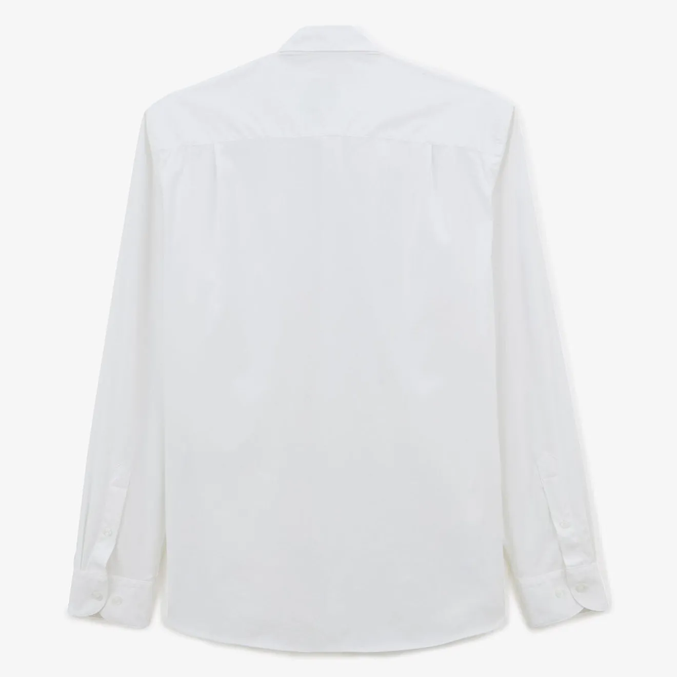 Chemises>SERGE BLANCO White plain long sleeve shirt DENIM