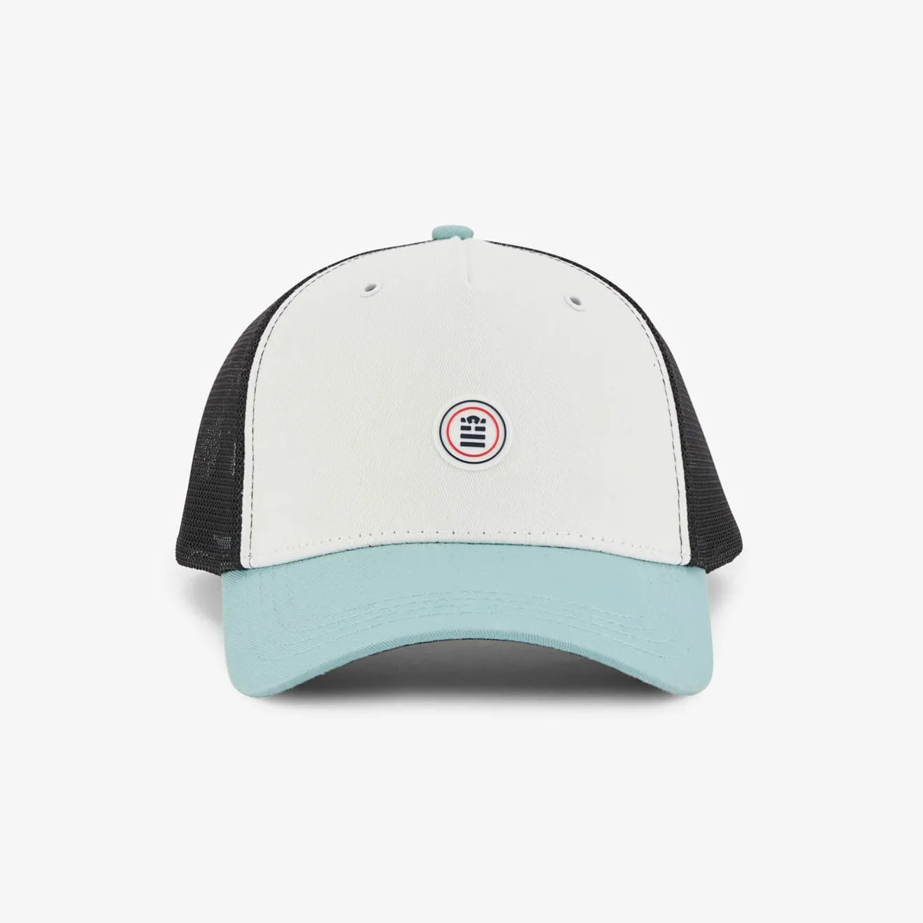 Casquettes Et Bobs|Daddy Cool>SERGE BLANCO White tricolor trucker cap DENIM