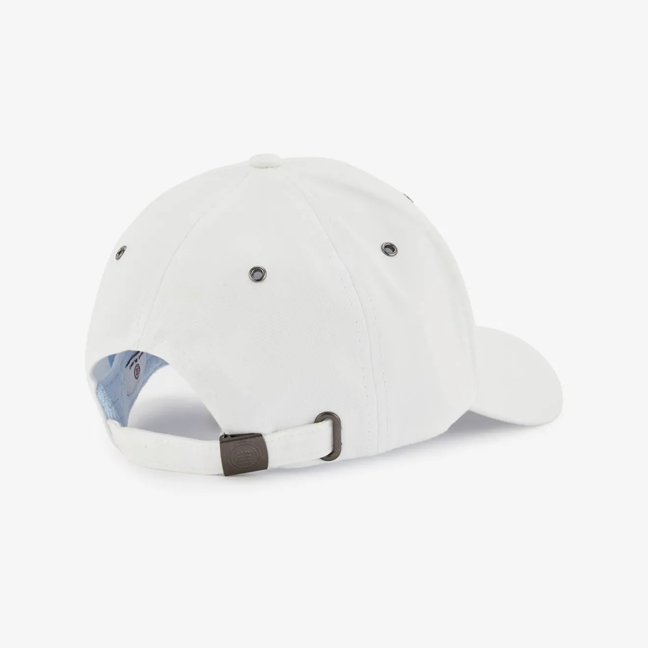 Casquettes Et Bobs|Le Sportif>SERGE BLANCO White twill cap CIEL