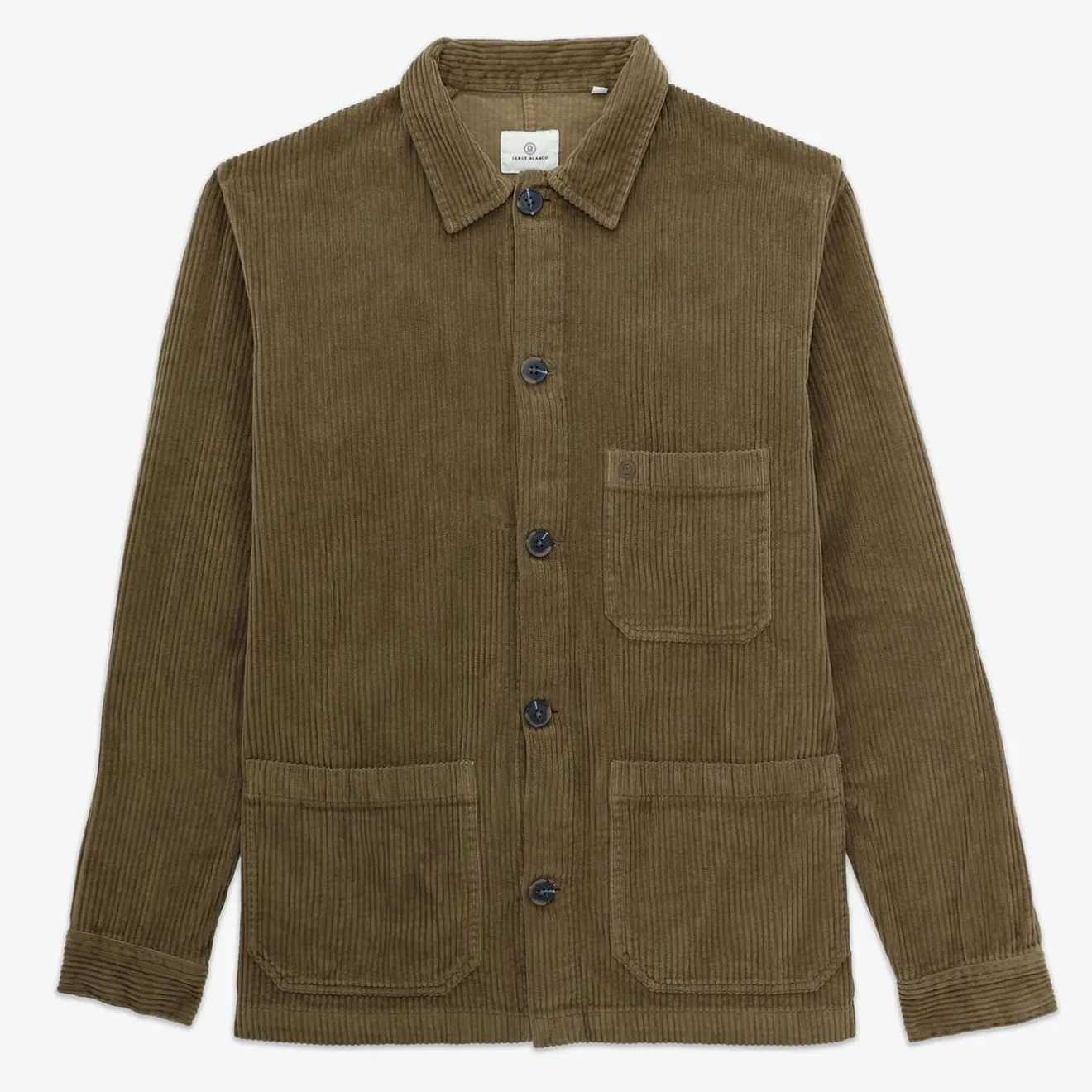 Surchemises>SERGE BLANCO Wilson bronze velvet overshirt CAMEL